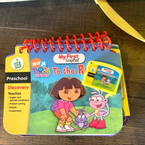 My First Leap Frog 7 Books/8 Cartridges w/Backpack - Picture 4 of 8